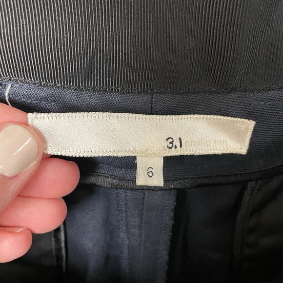 3.1 Phillip Lim Linen Cotton Paperbag Waist Pants - Picture 5 of 9